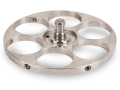 Sample holder individual pressure