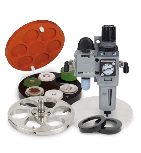Accessories for polishing machines