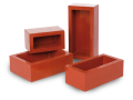 Flexible rectangular cold mounting moulds