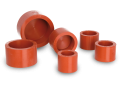 Flexible cylindrical cold mounting moulds