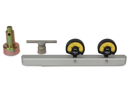 Micrometric gauge for polishing machine