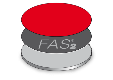 The solution for adhesive fixing FAS 2 disc