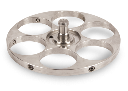 Sample holder individual pressure